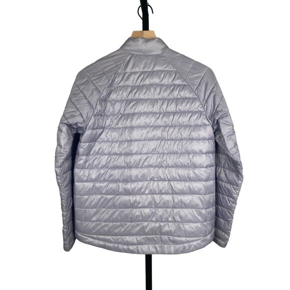 Everlane The ReNew Lightweight Puffer Jacket Lavender Sz S Recycled Polyester - Picture 6 of 14